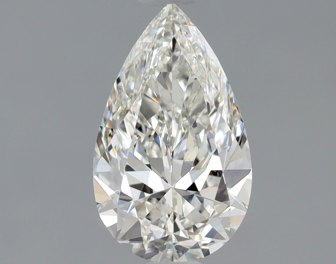 0.91 Carat Pear Cut Natural Diamond