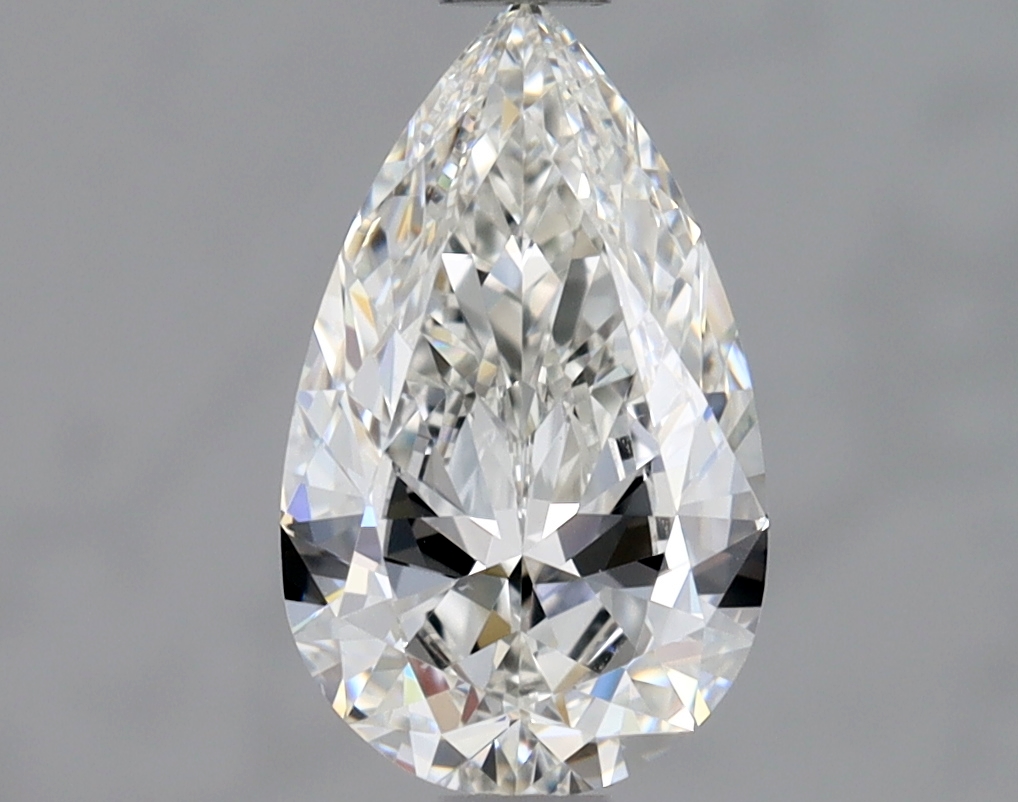 1 Carat Pear Cut Natural Diamond