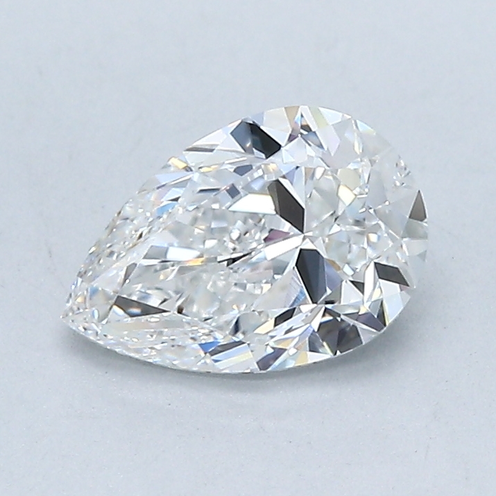 1 Carat Pear Cut Natural Diamond