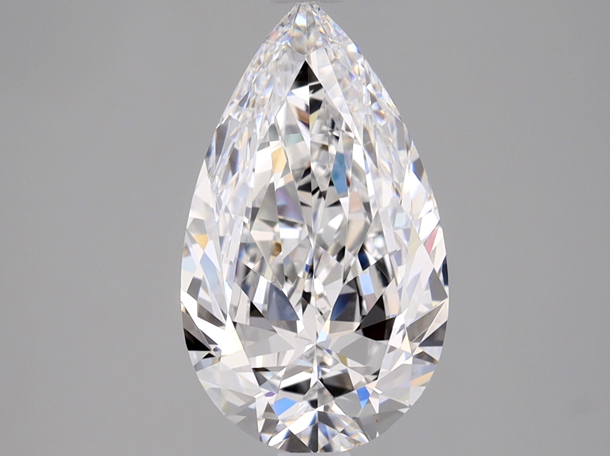 2.01 Carat Pear Cut Natural Diamond