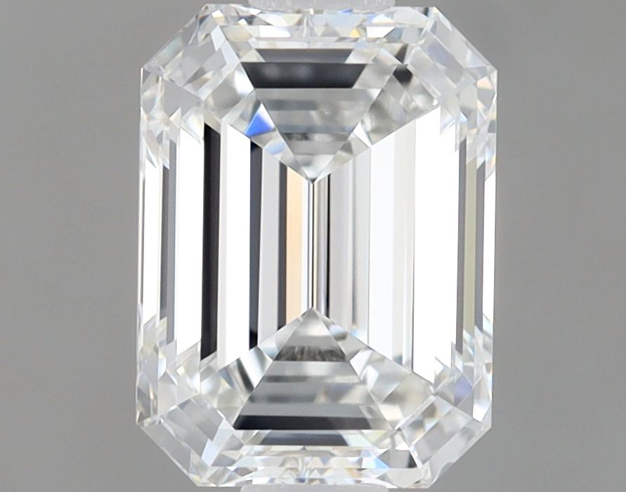 1 Carat Emerald Cut Natural Diamond