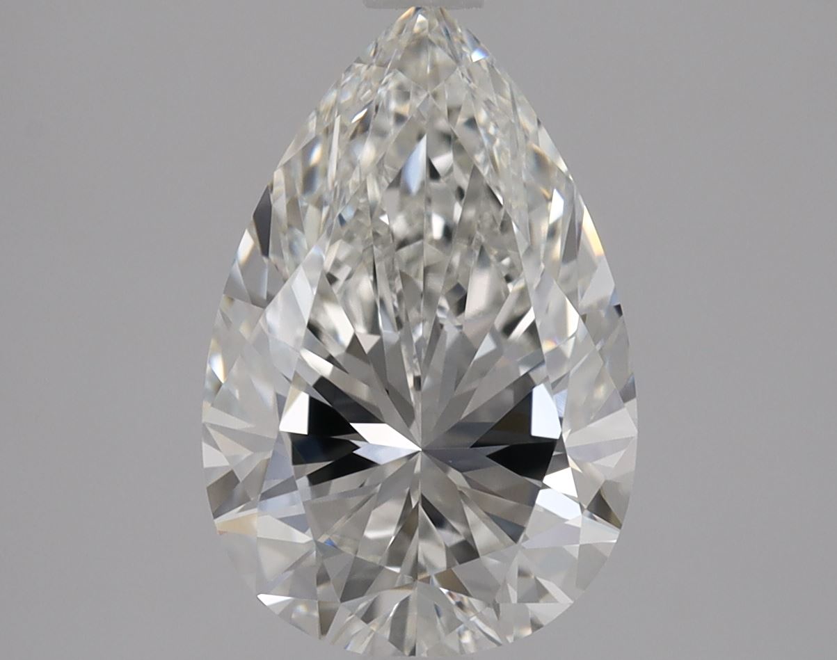 2.01 Carat Pear Cut Natural Diamond