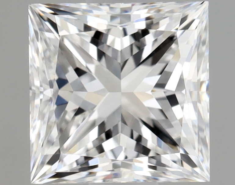 1 Carat Princess Cut Natural Diamond