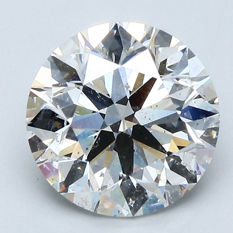 3.02 Carat Round Cut Natural Diamond