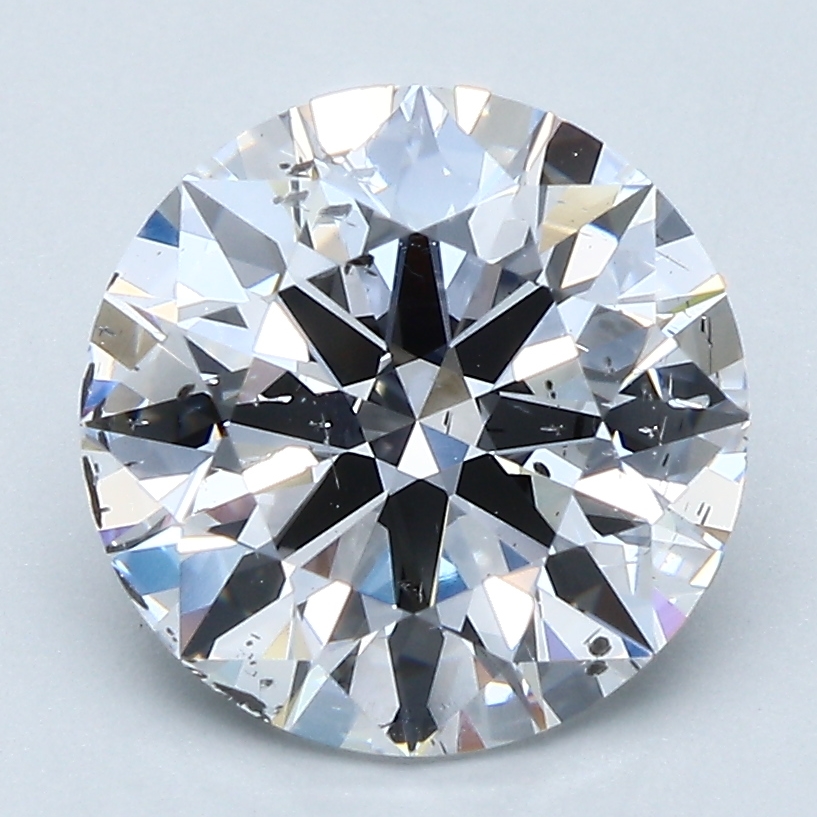 3.11 Carat Round Cut Natural Diamond