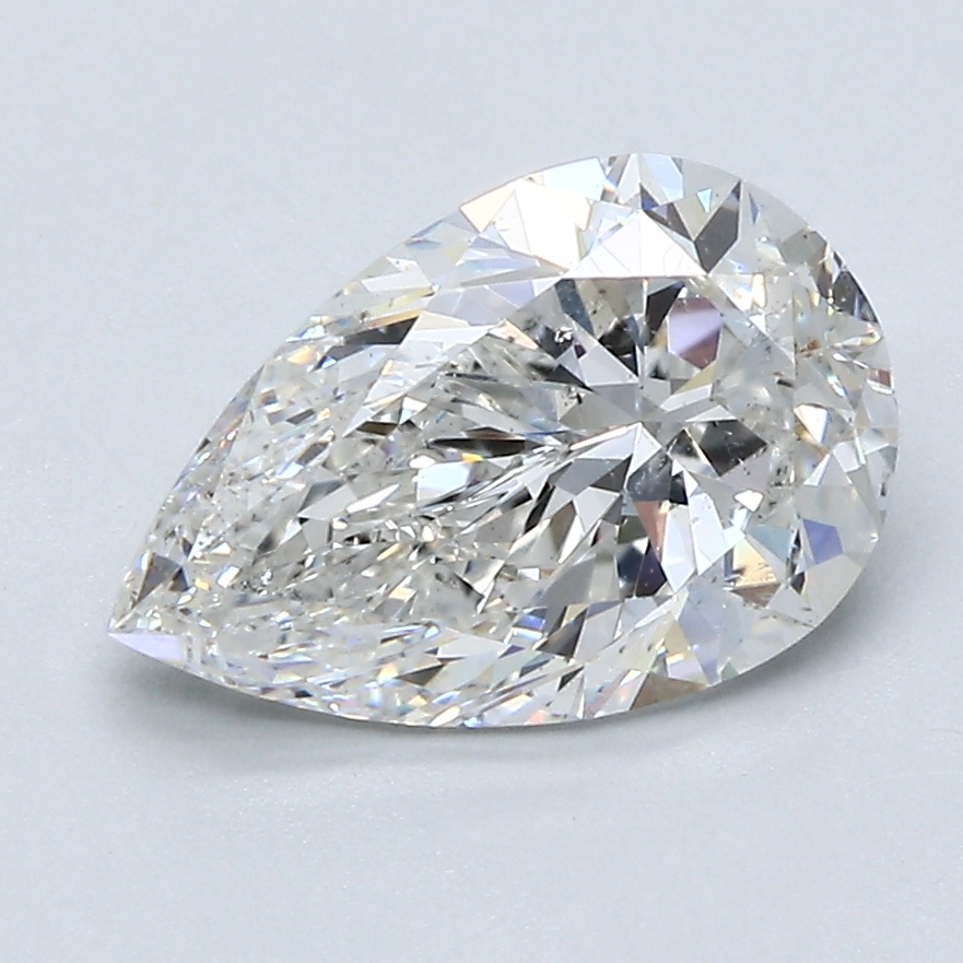 2.04 Carat Pear Cut Natural Diamond