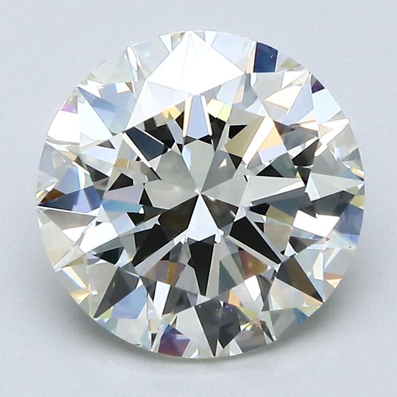 3.01 Carat Round Cut Natural Diamond