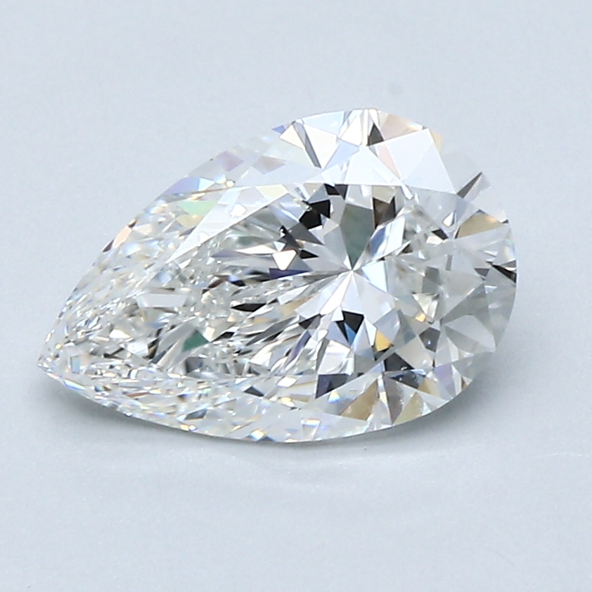 1.5 Carat Pear Cut Natural Diamond