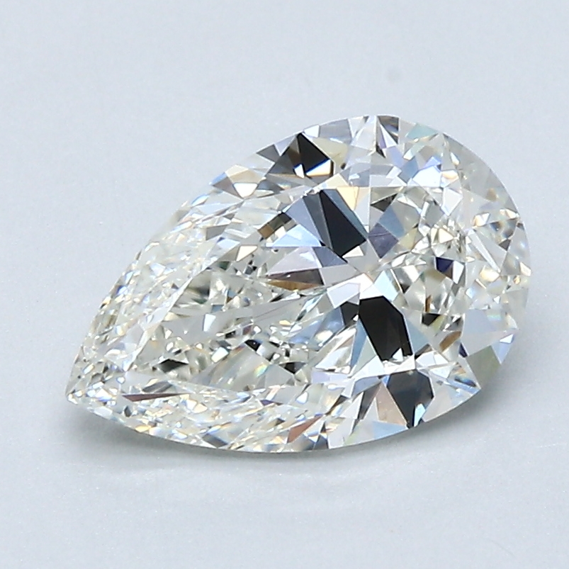 1.5 Carat Pear Cut Natural Diamond