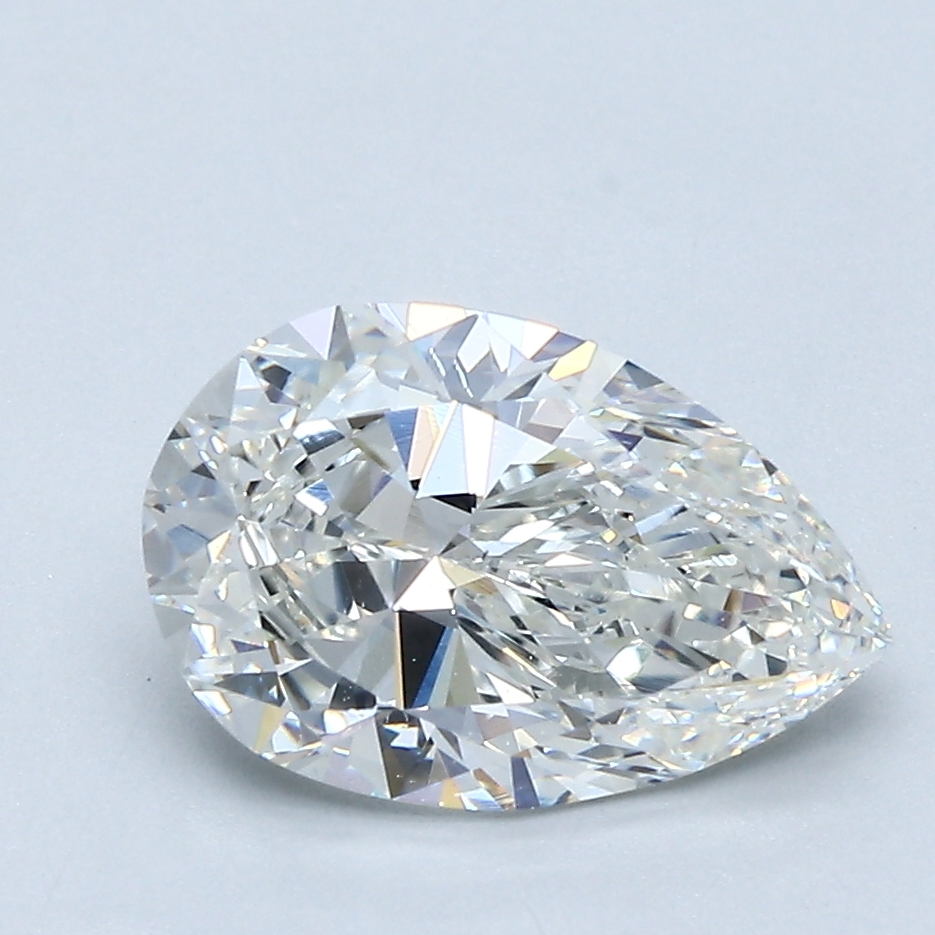 2.01 Carat Pear Cut Natural Diamond