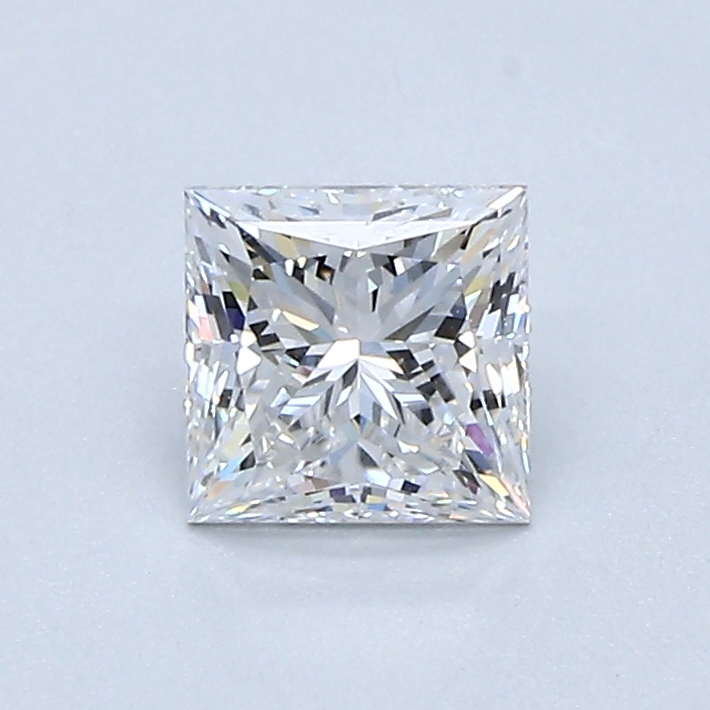 0.71 Carat Princess Cut Natural Diamond