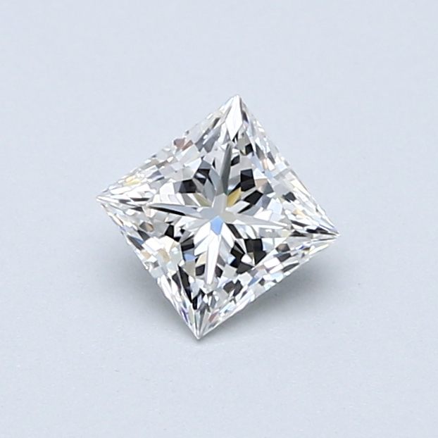 0.54 Carat Princess Cut Natural Diamond