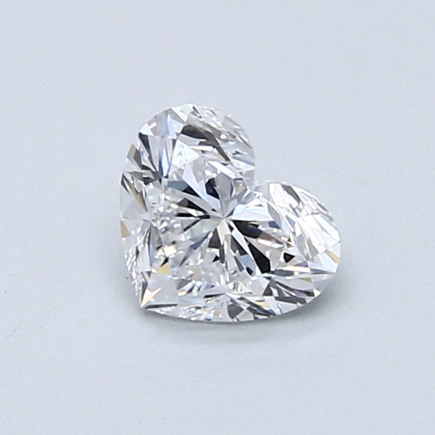 0.71 CARAT HEART D VVS2 NATURAL DIAMOND