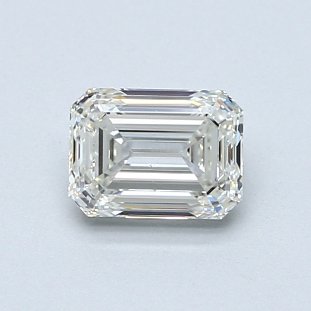 0.9 Carat Emerald Cut Natural Diamond