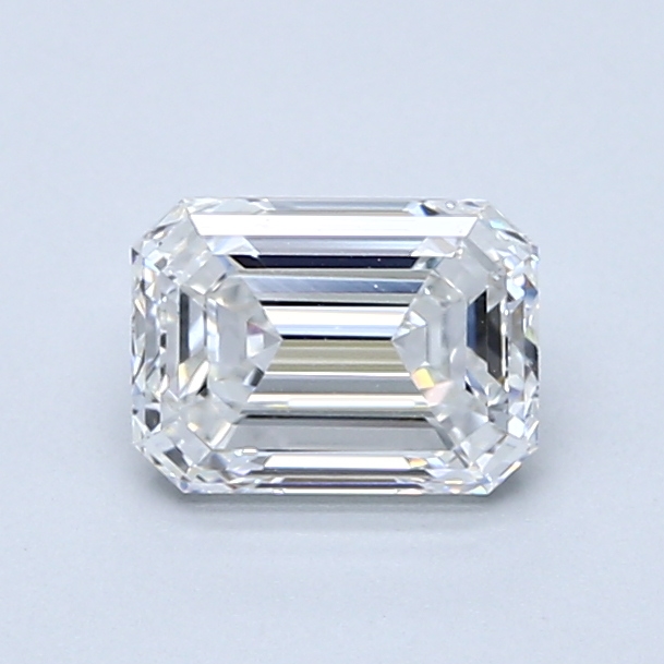 1 Carat Emerald Cut Natural Diamond