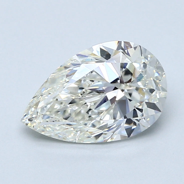 2.01 Carat Pear Cut Natural Diamond