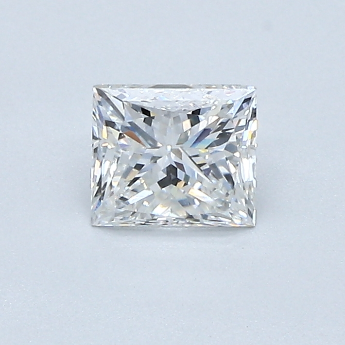 0.58 Carat Princess Cut Natural Diamond