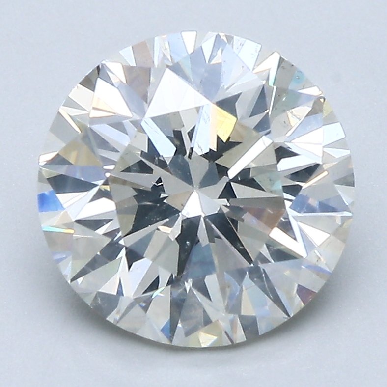 3 Carat Round Cut Natural Diamond