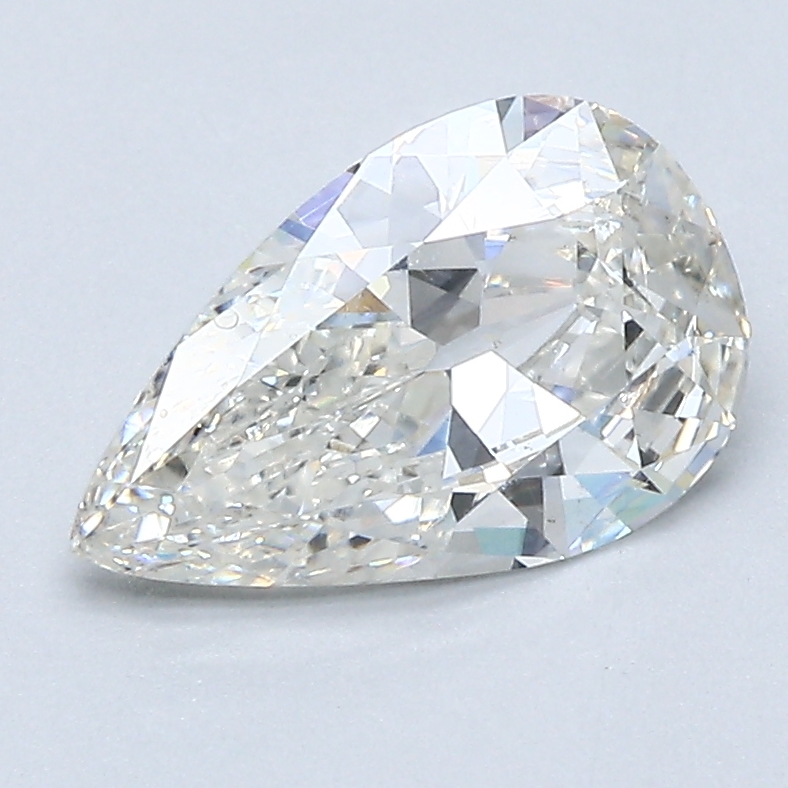 1.38 Carat Pear Cut Natural Diamond