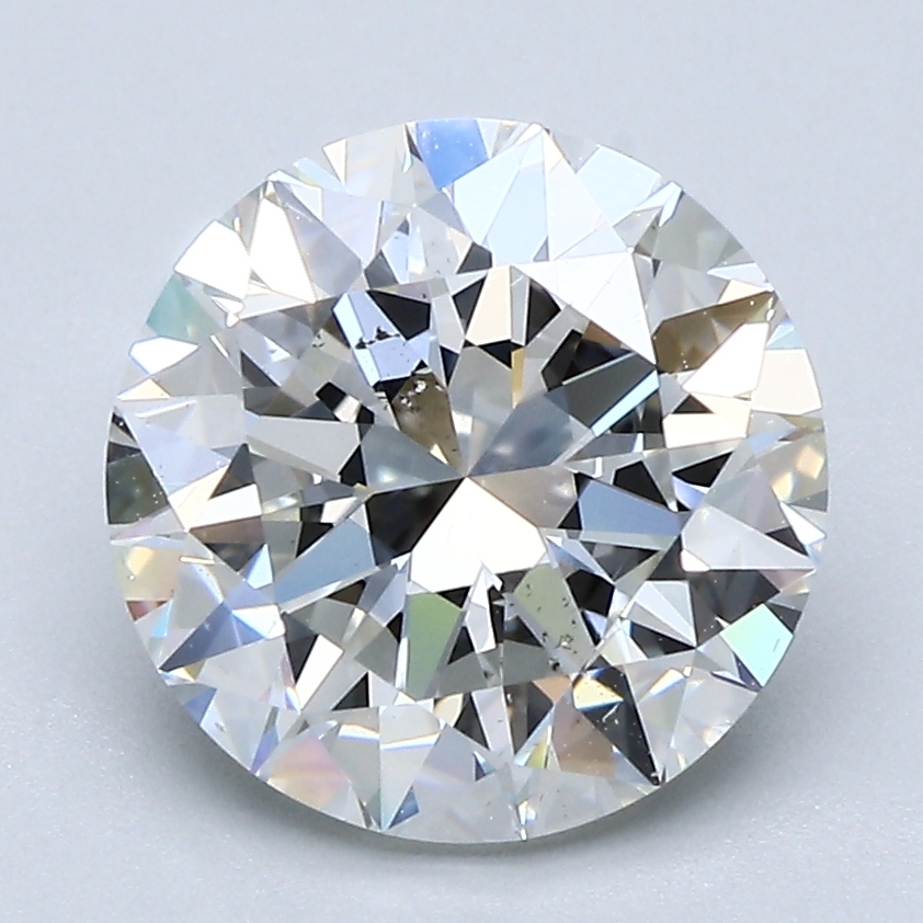 3.02 Carat Round Cut Natural Diamond