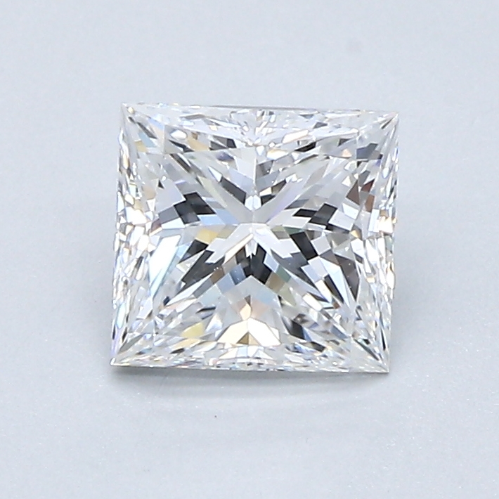 1 Carat Princess Cut Natural Diamond