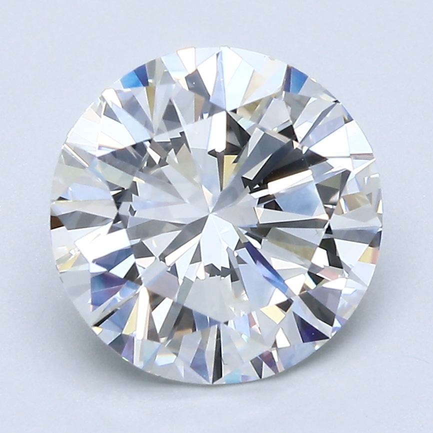 3.02 Carat Round Cut Natural Diamond