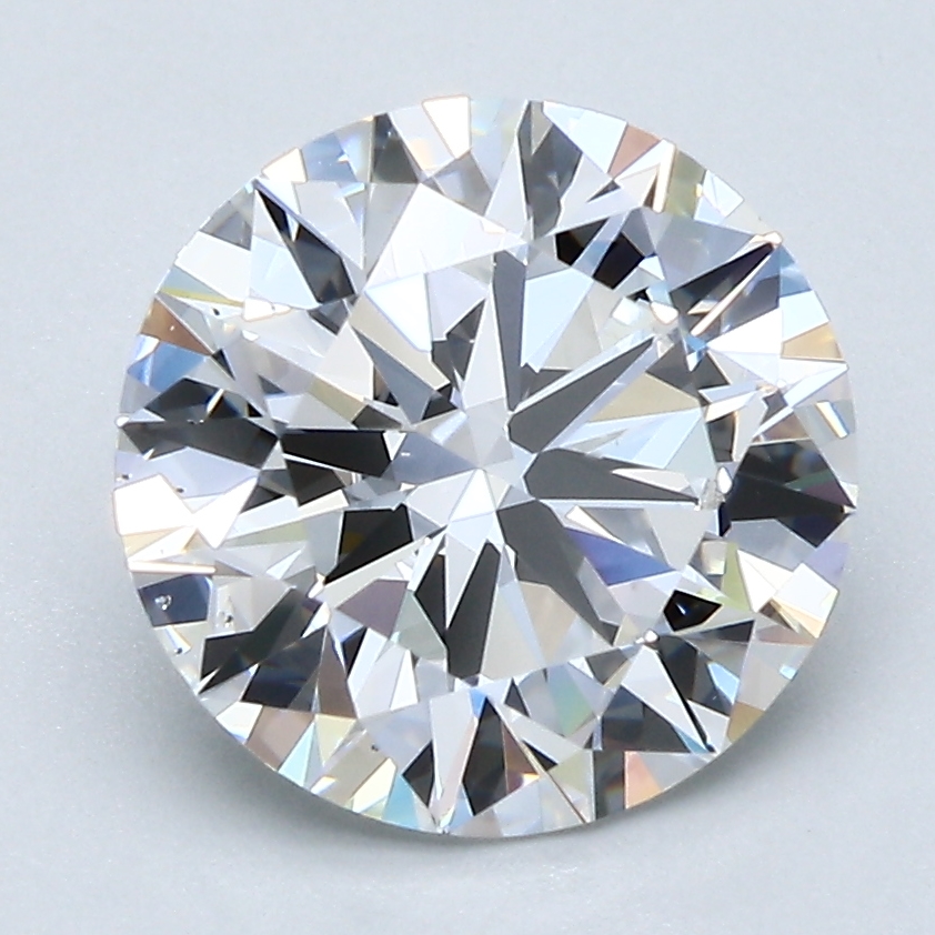 3.01 Carat Round Cut Natural Diamond