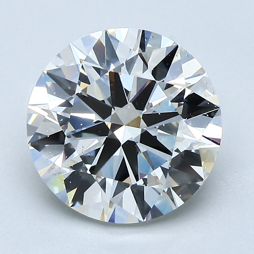 3.01 Carat Round Cut Natural Diamond