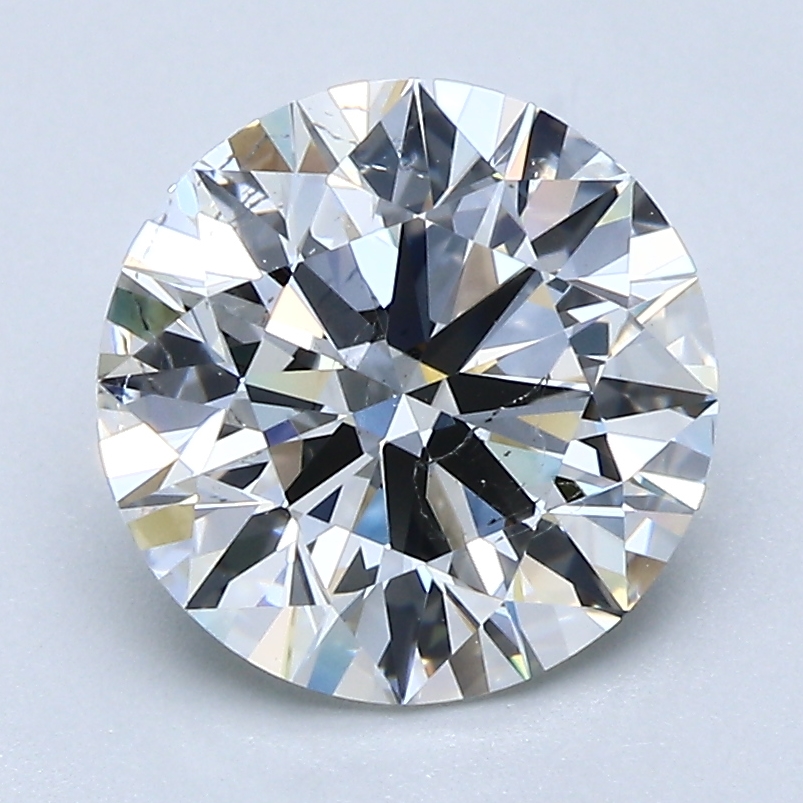 2.5 Carat Round Cut Natural Diamond
