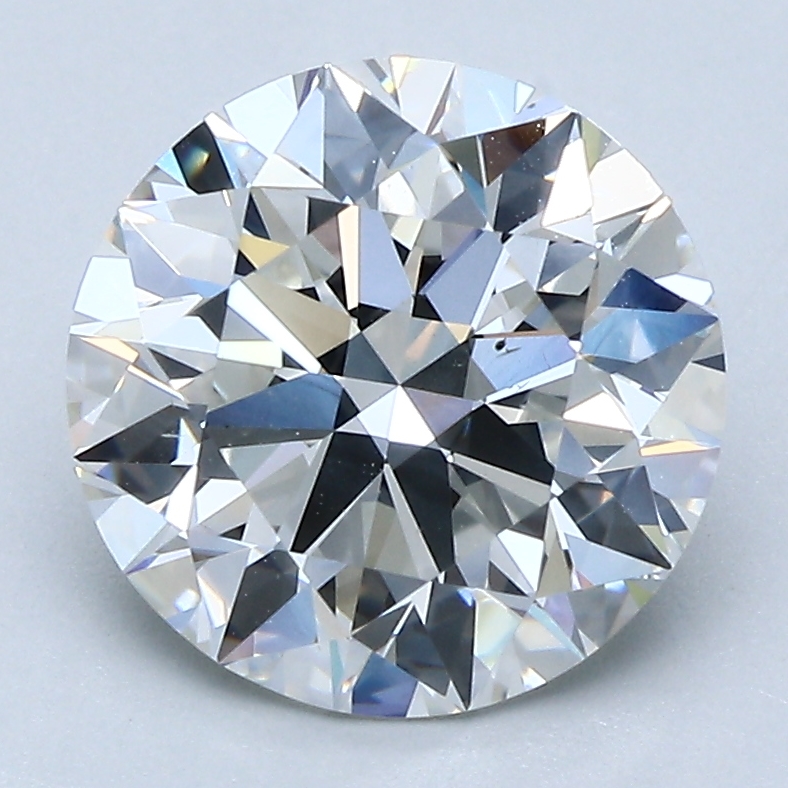 3.01 Carat Round Cut Natural Diamond