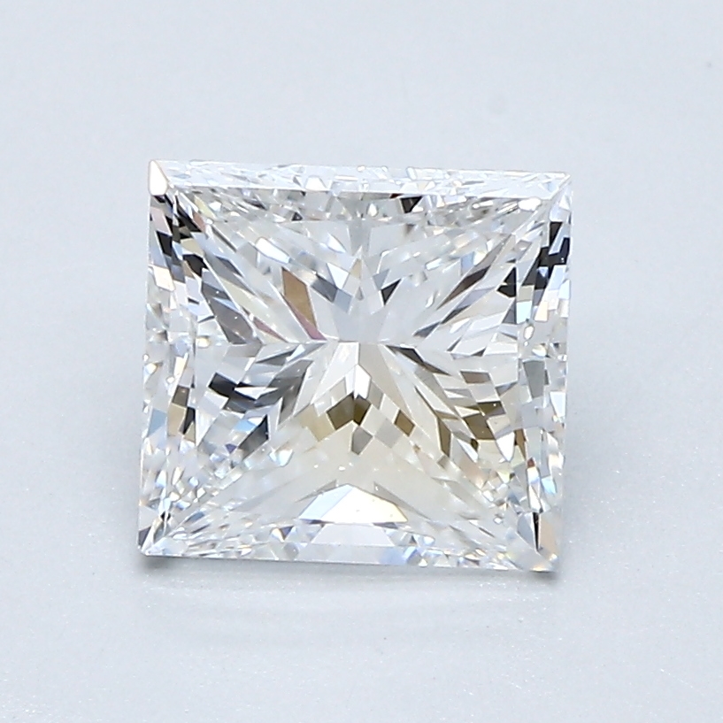 1.7 Carat Princess Cut Natural Diamond