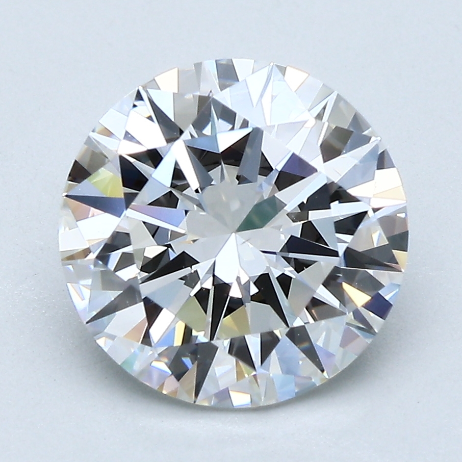 3.09 Carat Round Cut Natural Diamond