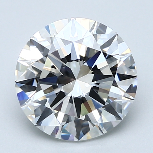 2.5 Carat Round Cut Natural Diamond