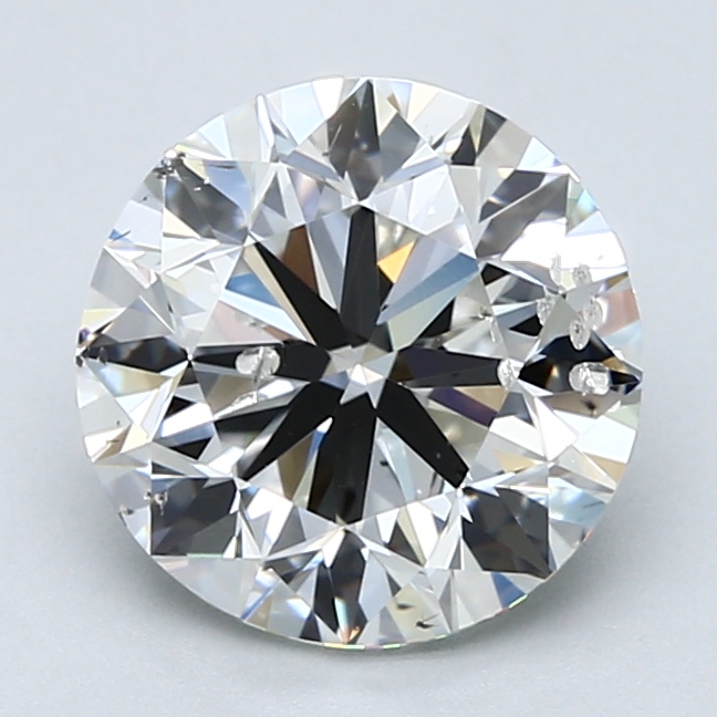 3.01 Carat Round Cut Natural Diamond