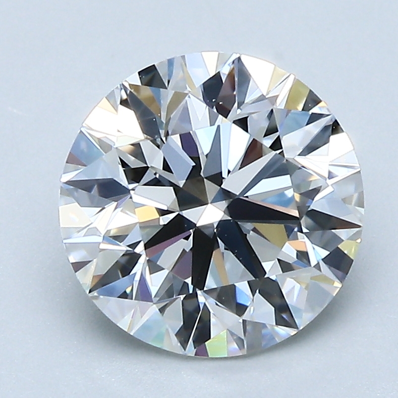 2.5 Carat Round Cut Natural Diamond