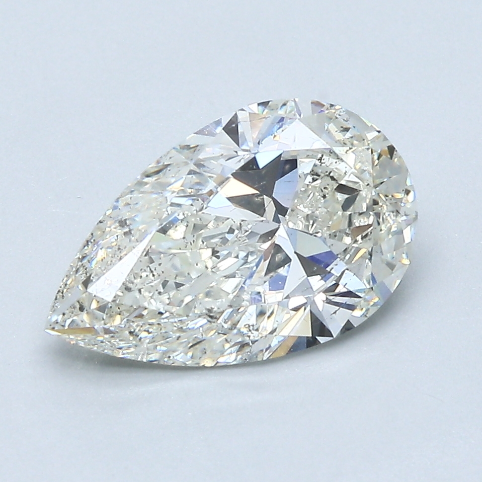 2.02 Carat Pear Cut Natural Diamond