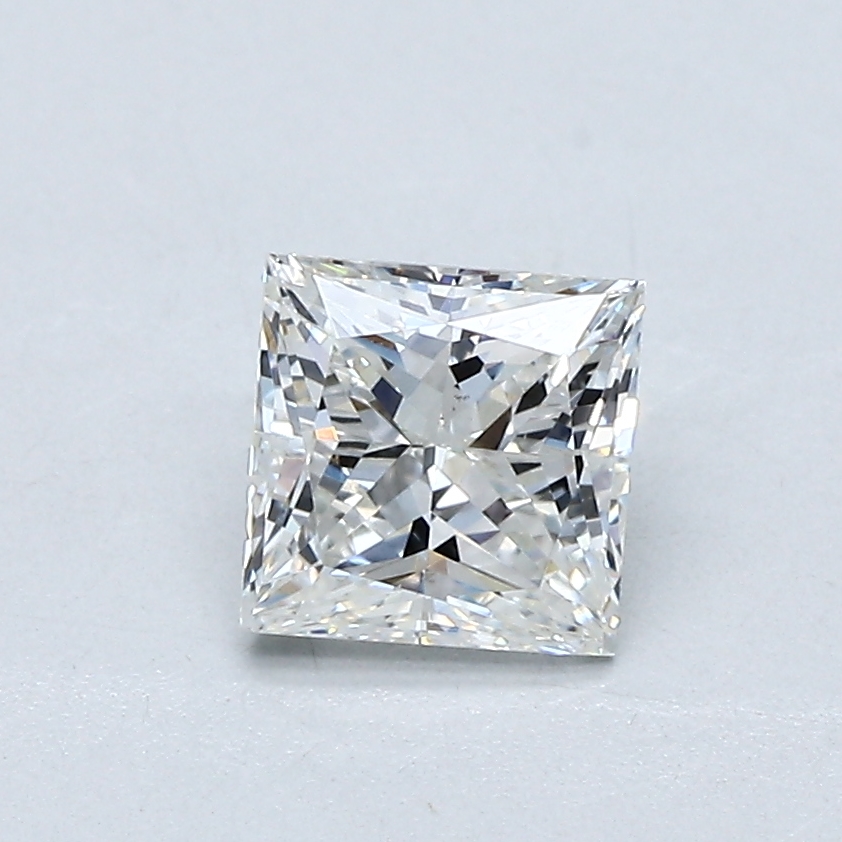1 Carat Princess Cut Natural Diamond