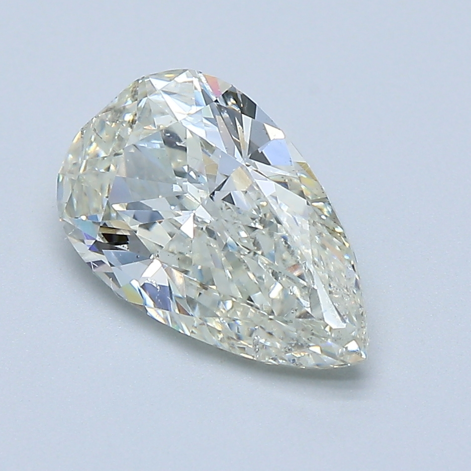 1.83 Carat Pear Cut Natural Diamond