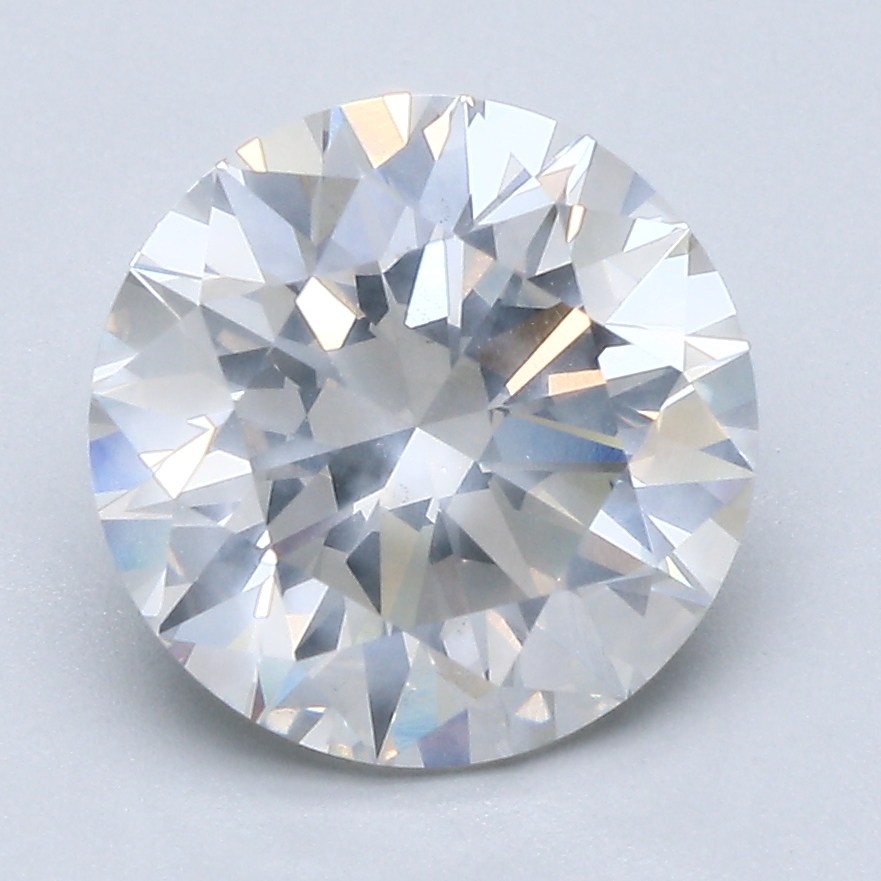 3.21 Carat Round Cut Natural Diamond