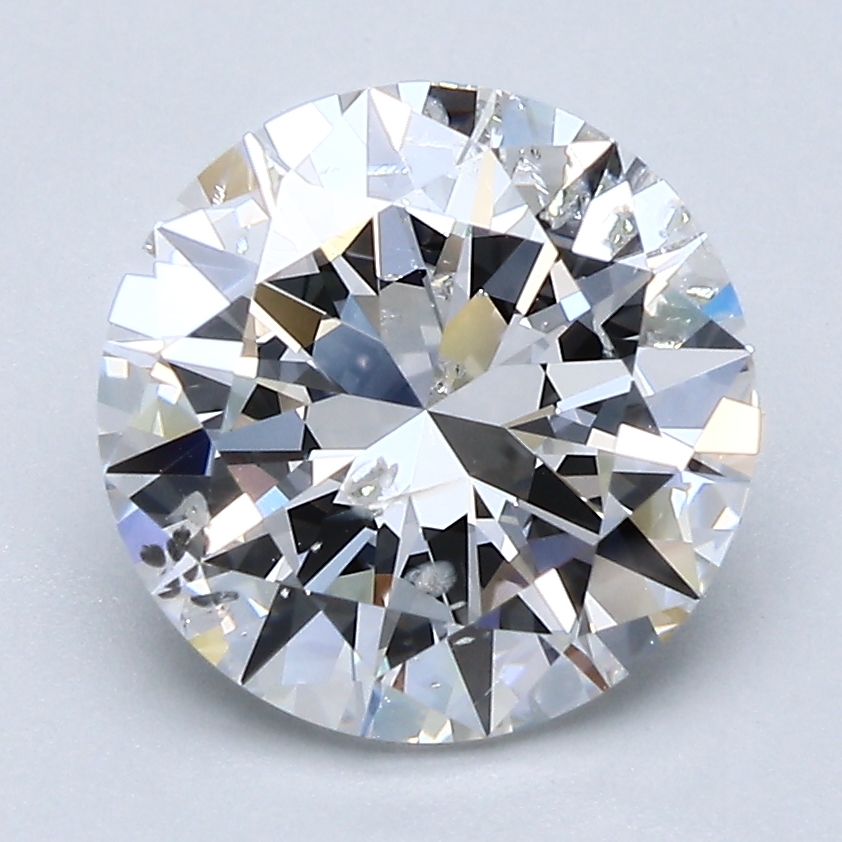 2.81 Carat Round Cut Natural Diamond