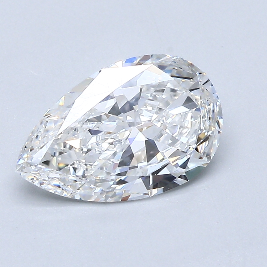 1.54 Carat Pear Cut Natural Diamond