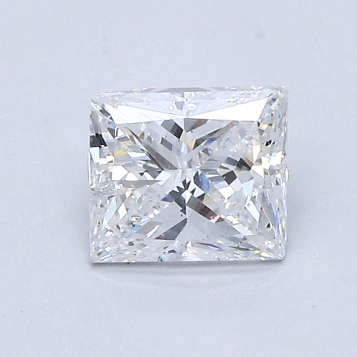 0.78 Carat Princess Cut Natural Diamond