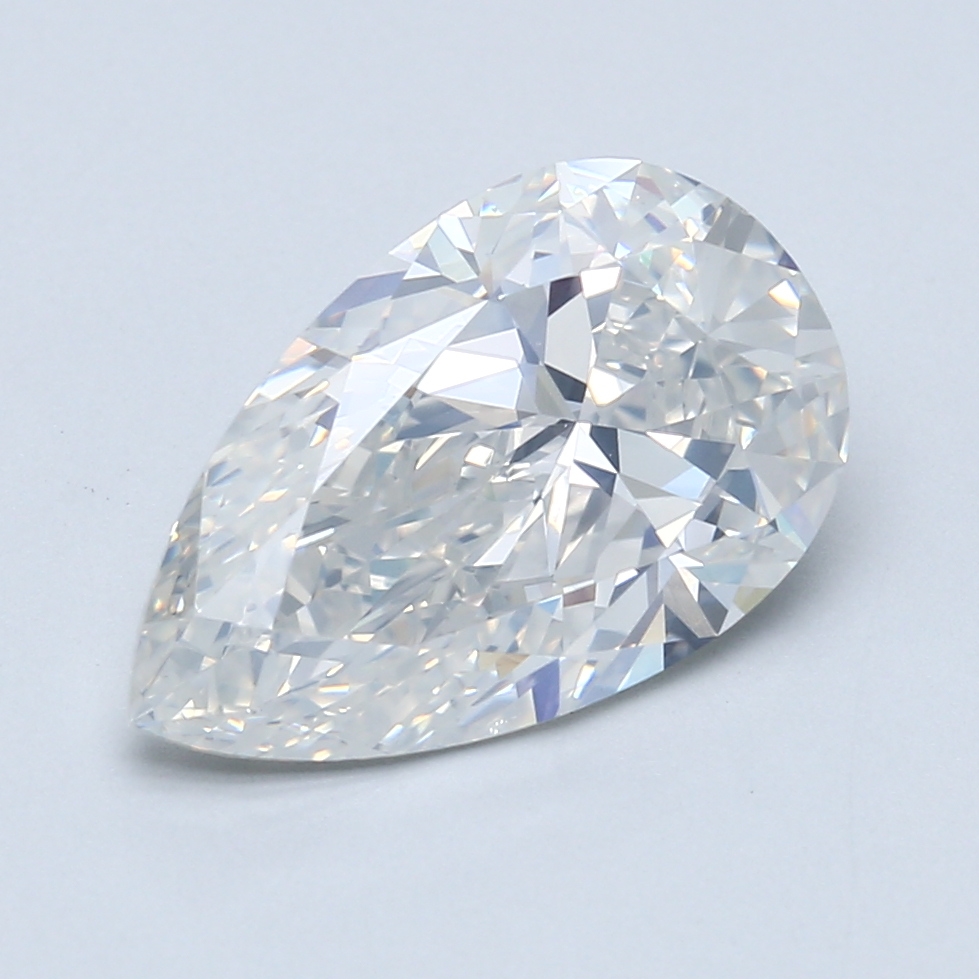 3.7 Carat Pear Cut Natural Diamond