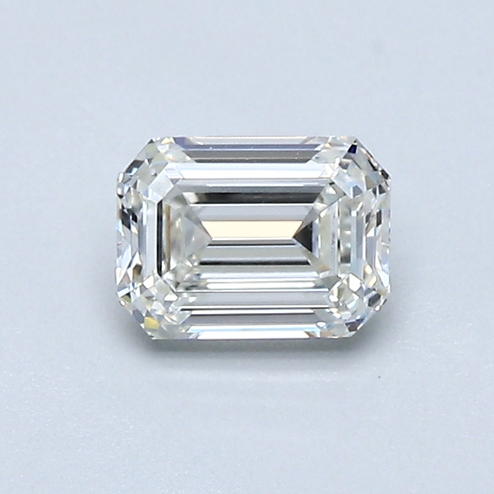0.59 Carat Emerald Cut Natural Diamond