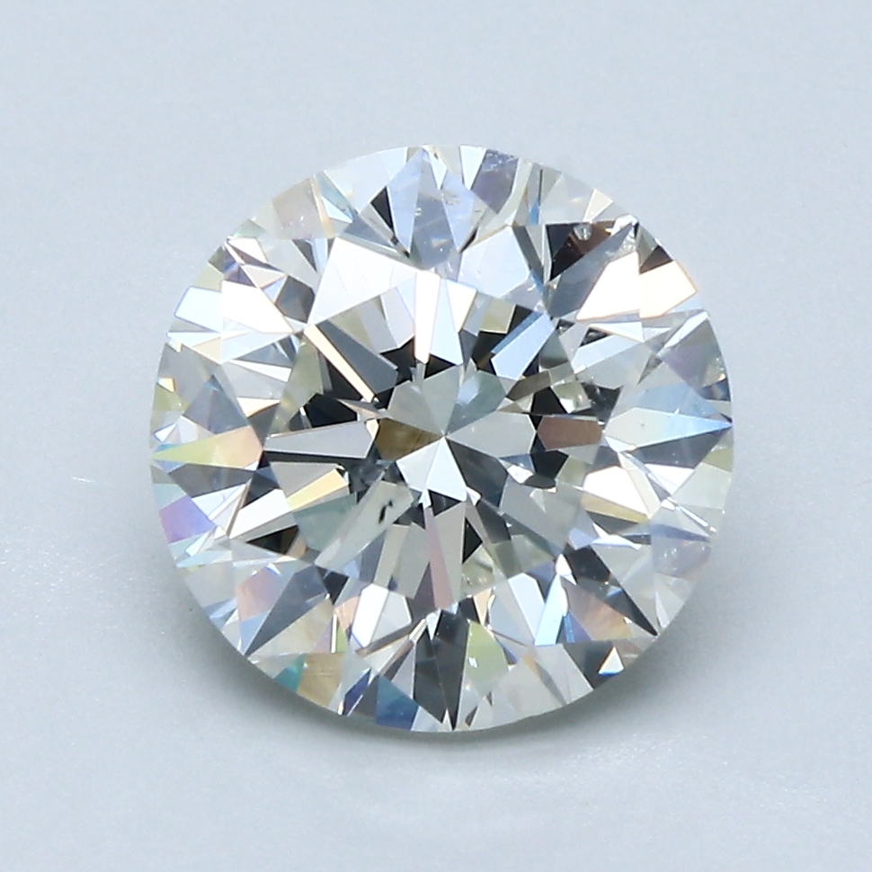 3 Carat Round Cut Natural Diamond