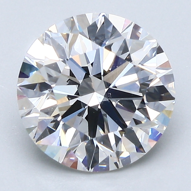 2.5 Carat Round Cut Natural Diamond