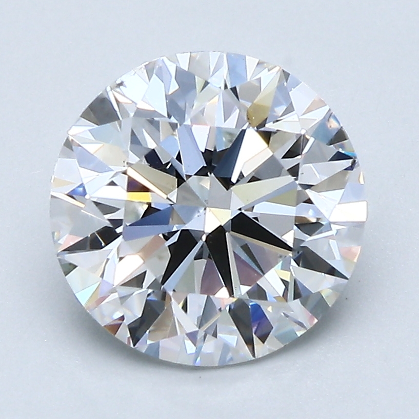 2.52 Carat Round Cut Natural Diamond