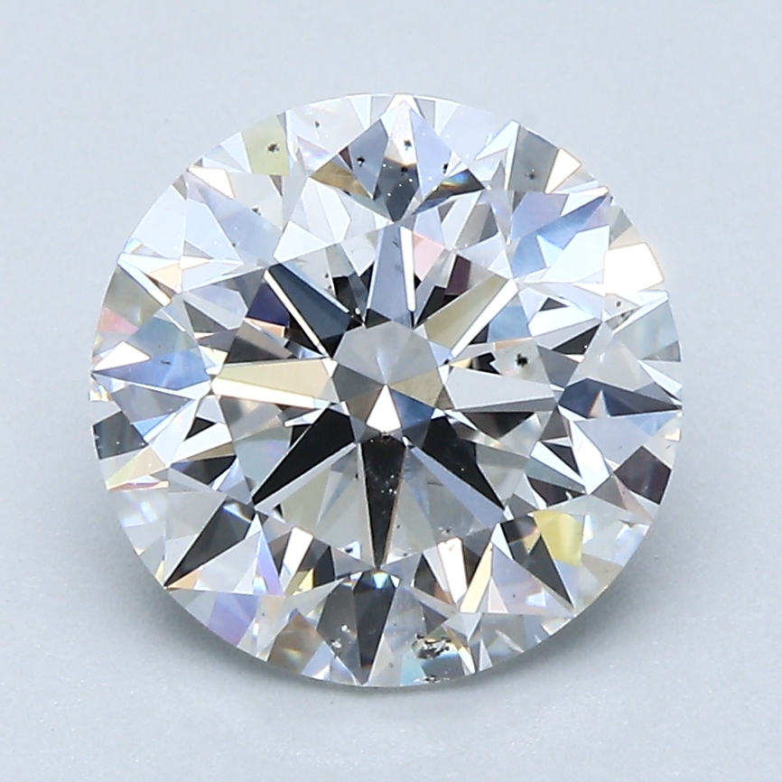 3.01 Carat Round Cut Natural Diamond