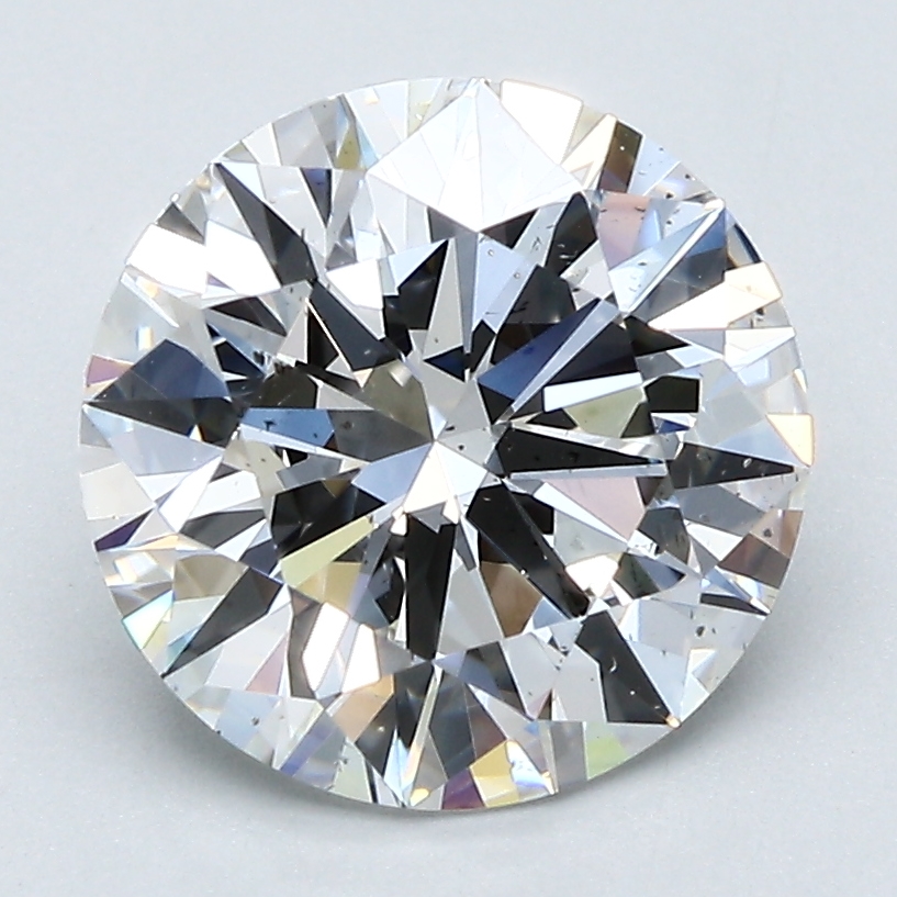 3.03 Carat Round Cut Natural Diamond