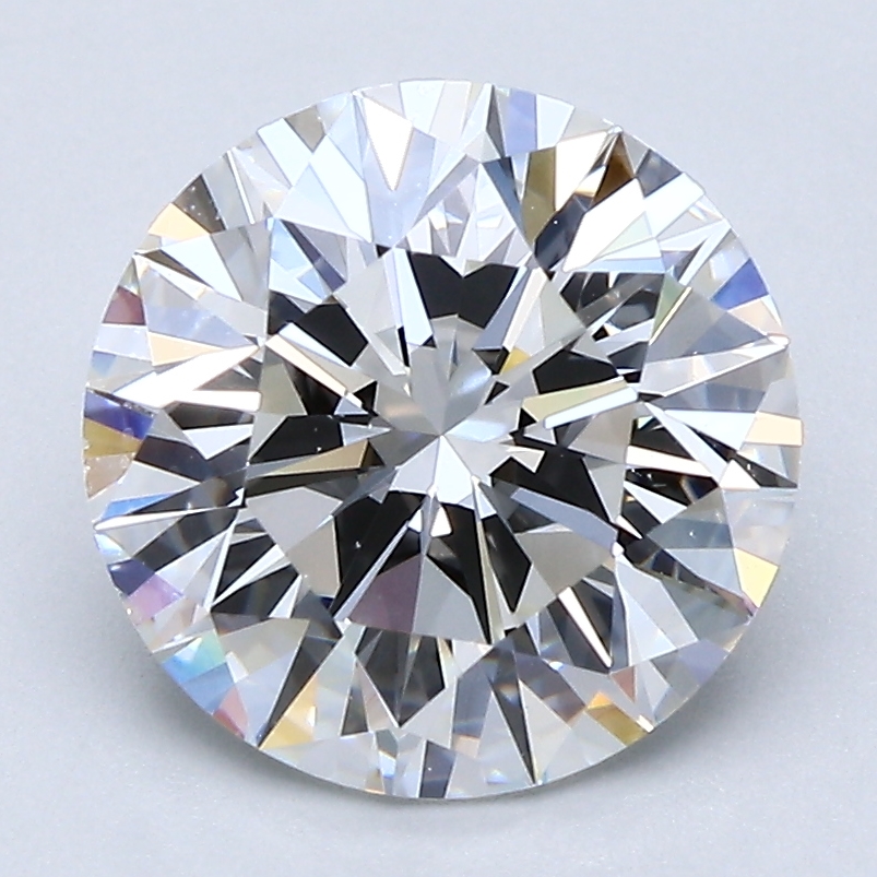 3 Carat Round Cut Natural Diamond